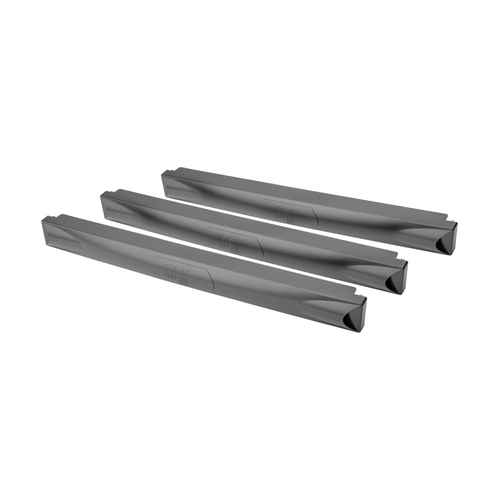 Tripp Lite SR1UPANEL10 SmartRack 1U Blanking Panel Kit, Toolless-Mounting, 10 pieces. Product colour: Black. Weight: 40 g