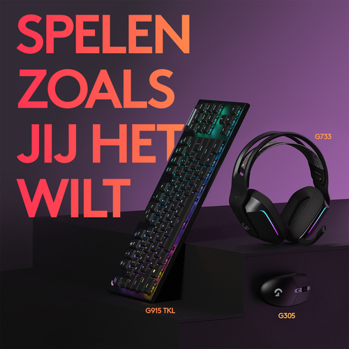 Logitech G305 Mouse - Wi-Fi - Black - Wireless