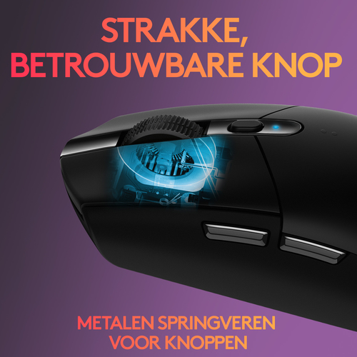 Logitech G305 Mouse - Wi-Fi - Black - Wireless