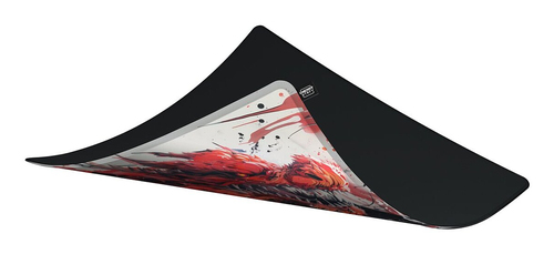CHERRY XTRFY GP6 Groß Gaming-Mauspad - 400 mm x 460 mm x 4 mm Abmessung - Schwarz - Naturkautschuk - Maus
