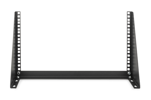 Digitus Mounting Bracket - Black - Horizontal/Vertical - 40 kg Load Capacity - Sheet Steel - 1