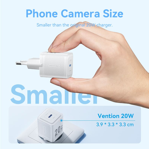 Vention TZ-FEPW0-EU-01. Charger type: Indoor, Power source type: AC, Charger compatibility: Universal. Input voltage: 100 