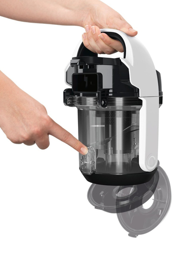 Aspirapolvere Bosch BGS05A222 - Bianco - 1,50 L Capacità polvere - Tubo telescopico, Strumento per fessure - 900 cm Raggio