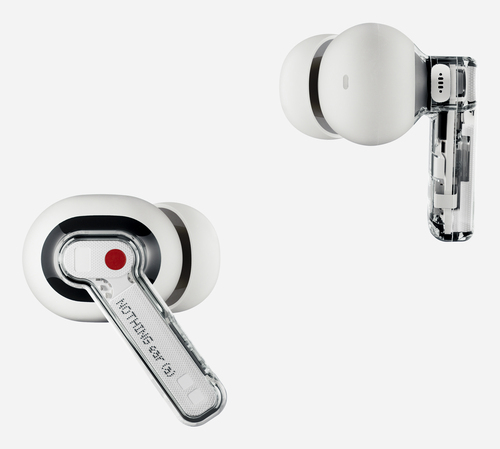 Nothing EAR True Wireless Earbud Stereo Earset - White - Binaural - In-ear - 1000 cm - Bluetooth - 32 Ohm - 20 Hz to 40 kH