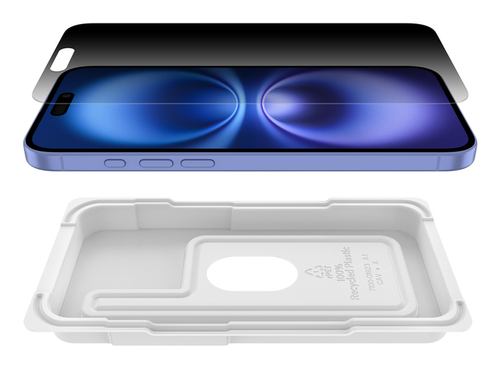 BELKIN SCREENFORCEINVISIGLASS F/ IPHONE 16 PLUS/15 PLUS/14PRO