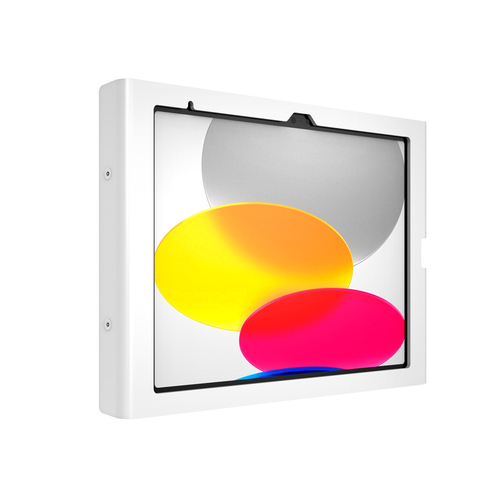 Compulocks iPad 10th-11th (A16) Gen Swell Enclosure Mast Counter Stand - White - iPad 10th-11th (A16) Gen Swell Enclosure 
