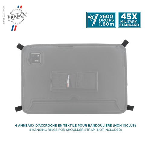 Mobilis 063032. Tipo de mala: Amortecedor, Compatibilidade da marca: Zebra, Compatibilidade: ET401 10", Tamanho máximo de 