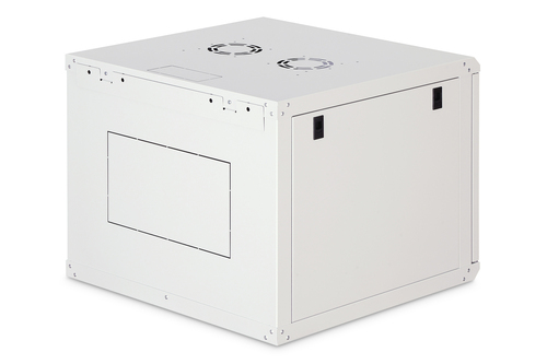 DIGITUS Professional Dynamic Basic DN-19 09U-6/6-EC 9U Wandmontierbar Rackschrank für Server, Patchfeld, LAN-Schalter - 48