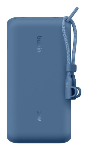 Belkin BoostCharge Stromspeicher - Blau - für Smartphone, iPhone, iPad, AirPod, USB Typ C Gerät, Nintendo Switch, iPad min