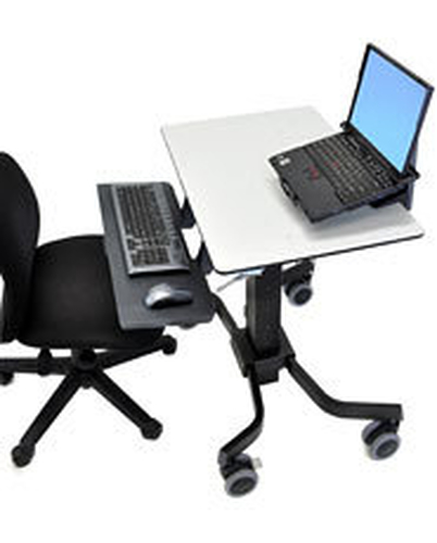 Ergotron TeachWell Mobile Digital Workspace. Product colour: Graphite, Grey, Type: Multimedia cart, Material: Metal. Heigh
