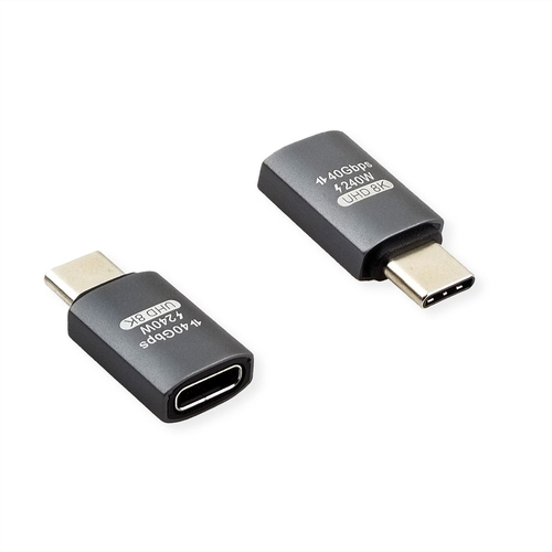 Roline Datentransferadapter - 7680 x 4320 Supported - Silber