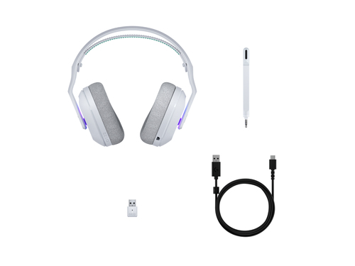 Logitech G G522 Kabel/Kabellos Kopfbügel Stereo Gaming Headset - Weiß - Binaural - Ohrumschließend - 20 Hz bis 20 kHz Freq