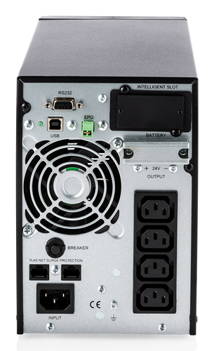 Digitus Double Conversion Online UPS - 1 kVA/1 kW - Turm, Desktop - 4 Stunde(n) Aufladen - 230 V AC, 120 V AC Eingang - 20