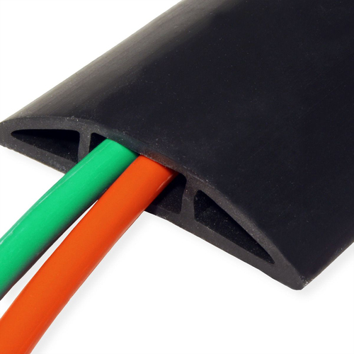 Roline Kabelschutz - Schwarz - Kabelkanal - 1,8 m Länge - Thermoplastisches Elastomer