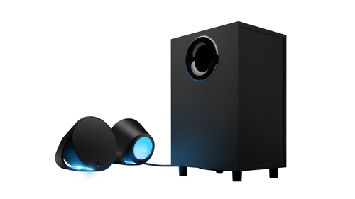 Logitech LIGHTSYNC G560 2.1 Bluetooth Speaker System - 120 W RMS - Black - 40 Hz to 18 kHz - DTS:X - USB