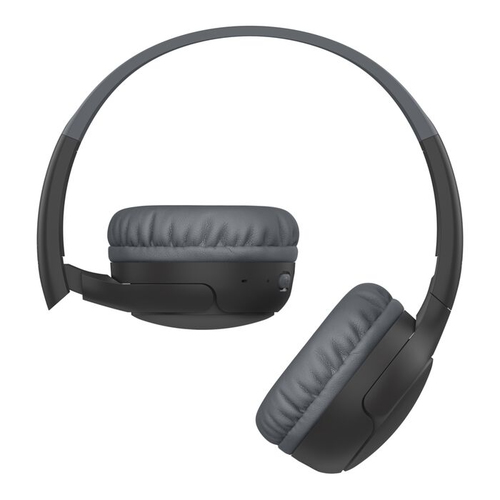 Belkin SoundForm Mini Gen2 Kabel/Kabellos Auf den Ohren, Kopfbügel Stereo Headset - Schwarz - Binaural - 914,4 cm Reichwei