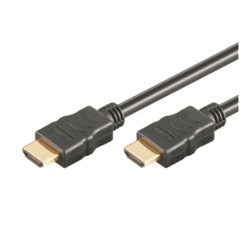 M-Cab HDMI Hi-Speed Kabel w/E - 4K/60Hz - 2.0m, schwarz. Kabellänge: 2 m, Anschluss 1: HDMI Typ A (Standard), Steckverbind