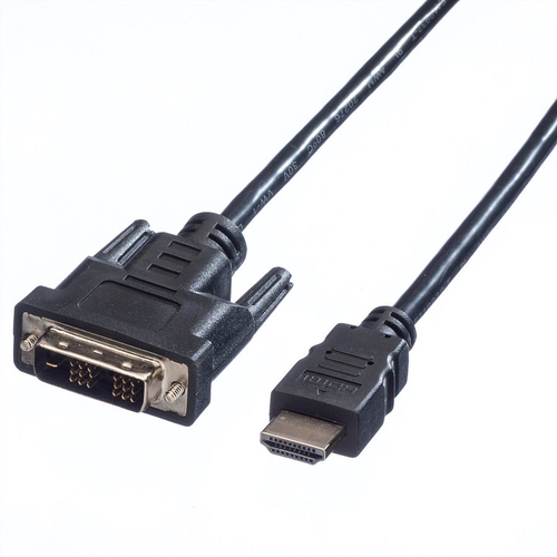 Value 1,50 m DVI-D/HDMI Videokabel - Cable for Ultrabook, Notebook, PC, Monitor, TV, Projektor, Fernsehen, Computer, Blu-r