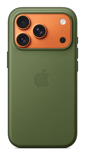 Apple Hülle für Apple iPhone 17 Pro Smartphone - Grün - Kratzfest, Sturzsicher - Webstoff, Polyester, Thermoplastisches Po