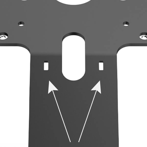 Compulocks VESA Fixed 45 Degree Core Counter Stand or Wall Mount Black - Powdered Coated Metal for Extra Durability, 2 Loc