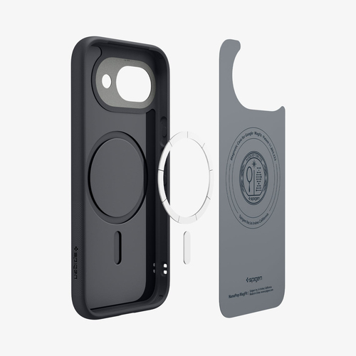 Spigen Nano Pop (Mag Fit) Pixel 10a Case Black Sesame. Case type: Cover, Brand compatibility: Google, Compatibility: Pixel