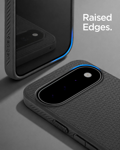 Spigen Liquid Air Case for Google Pixel 11 Smartphone - Matte Black - Wireless Charging Compatible