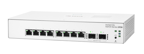 HPE Aruba Networking Networking Instant On Switch 8p Gigabit 2p SFP 1930. Tipo de switch: Gerido, Camada de switches: L2/L