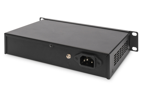 Digitus 10" Gigabit Ethernet Switch, 16-Port, Unmanaged. Switch type: Unmanaged. Basic switching RJ-45 Ethernet ports type