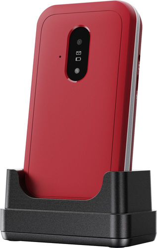 Doro Leva E22 Feature Phone - 4G - Rot, Weiß - Flip - kein SIM-Lock