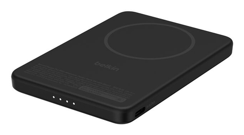 Belkin BoostCharge Stromspeicher - Schwarz - für Qi2-fähiges Gerät, iPhone, MagSafe-fähiges Gerät, AirPod, Android-Gerät, 