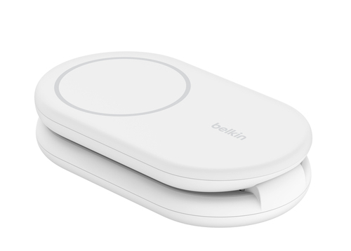 Belkin BoostCharge Induktionsladegerät - Weiß - für Qi2-fähiges Gerät - Magnetisch