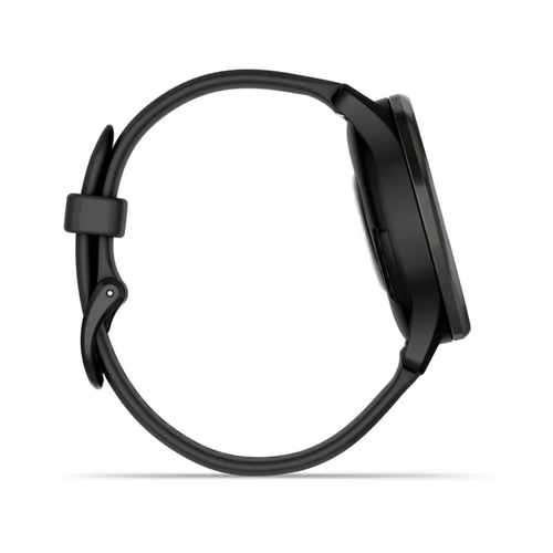 Garmin vívomove Trend Smart Watch - 40 mm Case Height - 40 mm Case Width - Slate, Black Case Color - Black Band Color - St