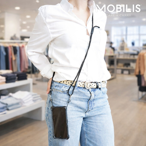 Mobilis 001397. Product type: Lanyard, Product colour: Black, Brand compatibility: Any brand. Maximum weight capacity: 5 kg