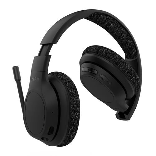 Belkin SoundForm Adapt Kabel/Kabellos Über das Ohr, Kopfbügel Stereo Headset - Binaural - Ohrumschließend - 914,4 cm Reich