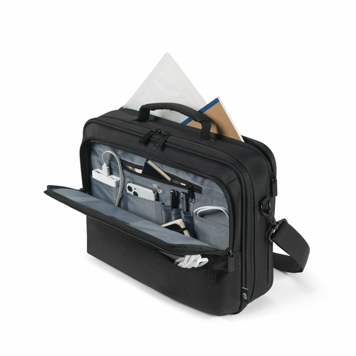 Dicota Eco Multi CORE Tasche für 38,1 cm (15 Zoll) bis 43,9 cm (17,3 Zoll) Notebook - Schwarz - 300D rPET Polyester Körper