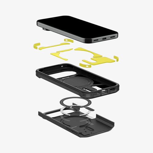 Spigen Tough Armor Case for Google Pixel 11 Pro Smartphone - Black - Wireless Charging Compatible