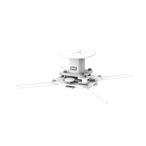 SMS Precision Ceiling Mount for Projector - White - 20 kg Load Capacity - Aluminium