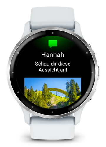 Garmin Venu 3 Smart Watch - 45 mm Case Height - 45 mm Case Width - Silver, Whitestone Case Color - Whitestone Band Color -