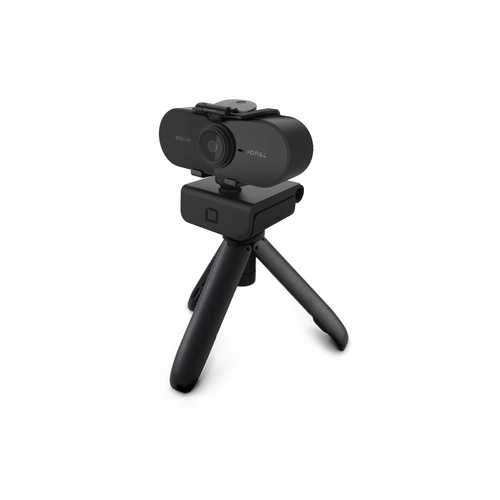 Dicota - Webcam - Schwarz - USB 2.0 - 1920 x 1080 Pixel Videoauflösung - Autofokus - Mikrofon - Notebook, Computer