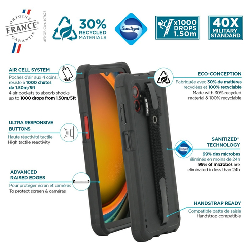 Mobilis 052065. Tipo de mala: Capa, Compatibilidade da marca: Samsung, Compatibilidade: Galaxy XCover 7 Pro, Tamanho máxim