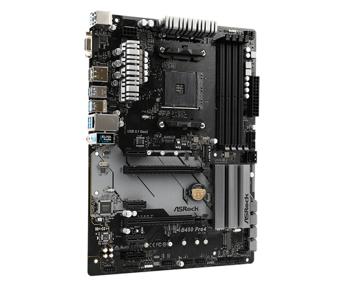 Asrock B450 Pro4. Fabricante do processador: AMD, Socket do processador: Socket AM4, Processador: AMD Athlon, AMD Ryzen 20