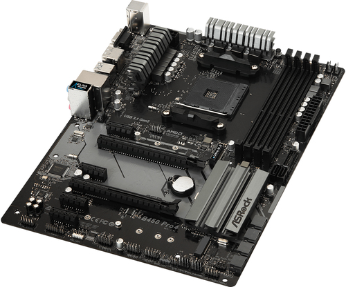 Asrock B450 Pro4. Fabricante do processador: AMD, Socket do processador: Socket AM4, Processador: AMD Athlon, AMD Ryzen 20