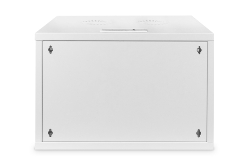 Digitus Compact 7U Wandmontierbar Rackschrank - 482,60 mm Rack-Breite - Hellgrau - Glas, Stahl - 100 kg Maximale Gewichtsk