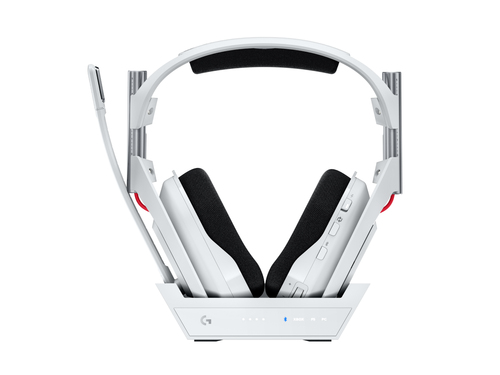 Logitech G Astro A50 (Gen 5) Wireless On-ear, Over-the-head Stereo Gaming Headset - White - Binaural - Circumaural - 1200 
