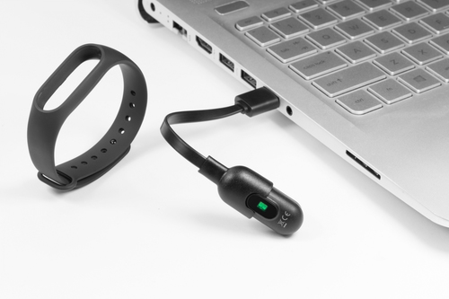 Technaxx TG-HR1, Wristband activity tracker, 1.07 cm (0.42"), OLED, 50 mAh, IP65, Black