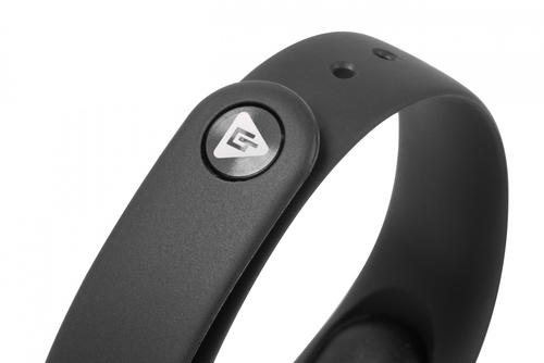 Technaxx TG-HR1, Wristband activity tracker, 1.07 cm (0.42"), OLED, 50 mAh, IP65, Black