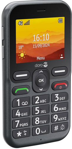 Doro Leva L11 DFC-0510 128 MB Feature Phone - 6.1 cm (2.4") TFT 240 x 320 - Cortex A7Single-core (1 Core) 1 GHz - 64 MB RA