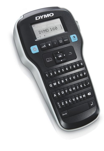 DYMO LabelManager 160 QWERTY. Keyboard layout: QWERTY, Product colour: Black