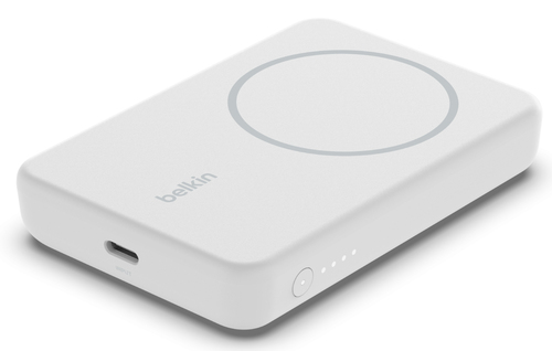 Belkin BOOST↑CHARGE Stromspeicher - Weiß - für iPhone 13 Pro, iPhone 12 - 5000 mAh - Weiß