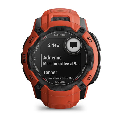 Garmin Instinct 2X Solar. Dimensioni diagonale schermo: 2,79 cm (1.1"), Tecnologia display: MIP, Risoluzione del display: 